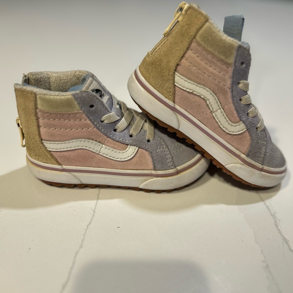Vans Sk8-Hi ZIP MTE-1 'Light Blue Pink Yellow'